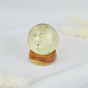 Шар из Цитрина на подставке, Артикул: 117488 - изображение товара №1