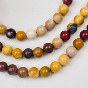 Бусины для рукоделия Яшма "Мукаит", Артикул: 053615 - изображение товара №1