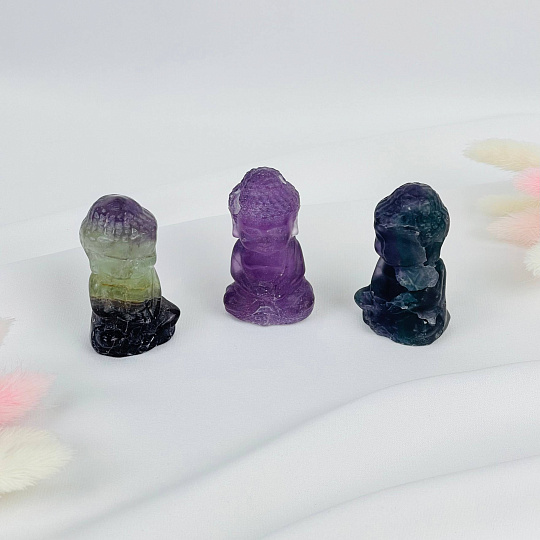 Фигурка Будда из Флюорита, Артикул: 117430 - изображение товара №1