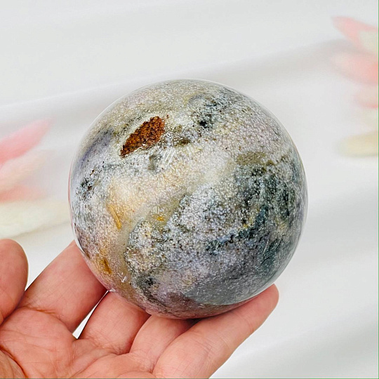 Шар из океанической Яшмы, Артикул: 079734 - изображение товара №2