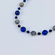 Браслет регулируемый из Лазурита, Иолита и Содалита
