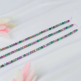 Бусины для украшений из Фосфосидерита и Варисцита (65 бусин), Артикул: 117022 - изображение товара №3