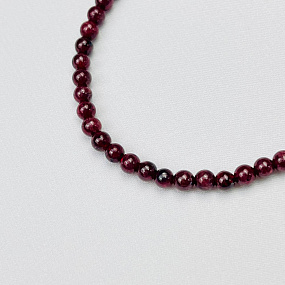 Браслет из Граната (Пироп), Артикул: 084557 - изображение товара №3