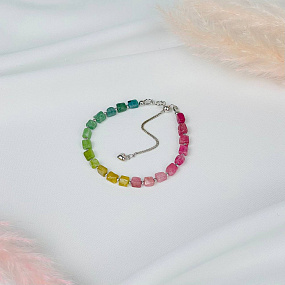 Браслет из Турмалина микс