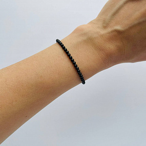Браслет из черного Турмалина, Артикул: 099379 - изображение товара №4