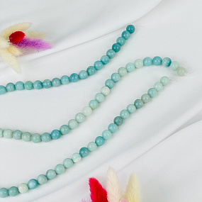 Бусины для украшений из Амазонита (38 бусин)