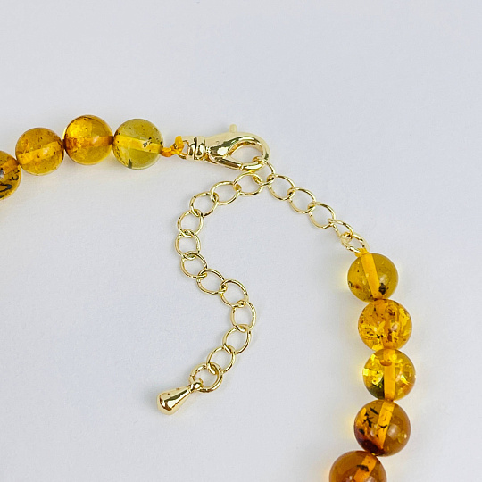 Браслет из Янтаря (градиент), Артикул: 117812 - изображение товара №3