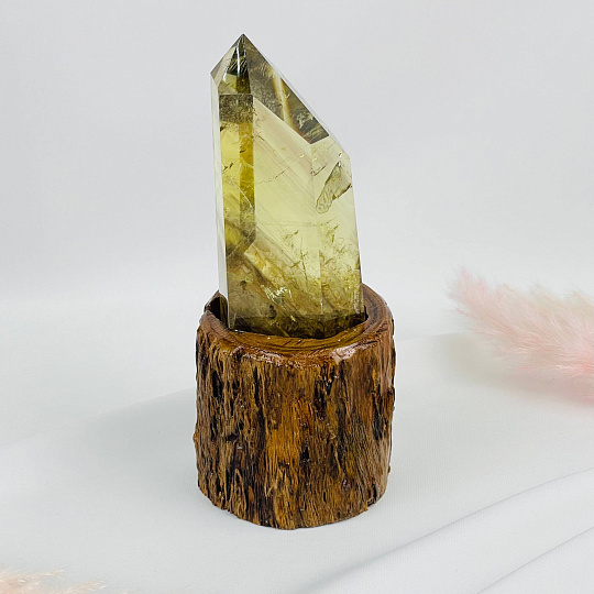 Кристалл из Цитрина на подставке, Артикул: 113374 - изображение товара №3