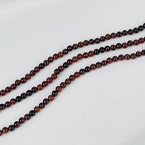 Бусины для украшений из Обсидиана (84 бусины)