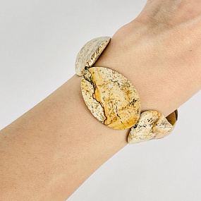 Бусины для украшений из песочной Яшмы, Артикул: 117445 - изображение товара №3