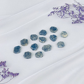 Галтовка из Сапфира (синий Корунд)