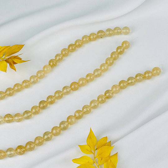 Бусины для украшений из Кварца (30 бусин), Артикул: 084831 - изображение товара №1