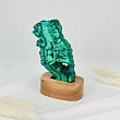 Срез Малахита на подставке