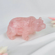 Фигурка Медведь из Розового кварца