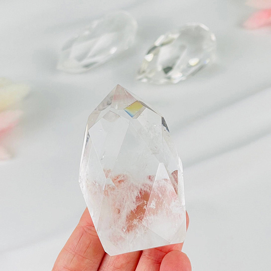 Кристалл из Горного Хрусталя сакральная геометрия Воздух, Артикул: 117496 - изображение товара №2