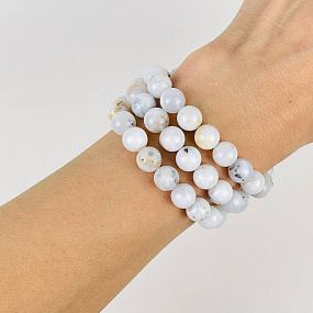 Бусины для украшений из Кахолонга (46 бусин), Артикул: 116780 - изображение товара №2