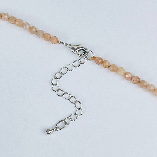 Бусы из Лунного камня, Артикул: 100851 - изображение товара №3