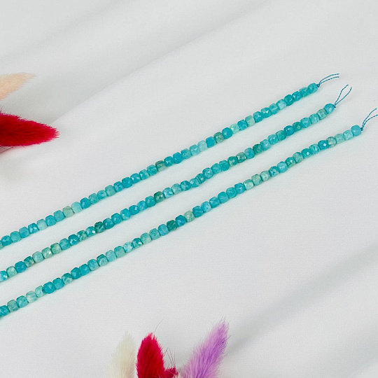 Бусины для украшений из Амазонита (78 бусин), Артикул: 072309 - изображение товара №2