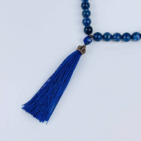 Четки из Содалита (33 бусины), Артикул: 117936 - изображение товара №2