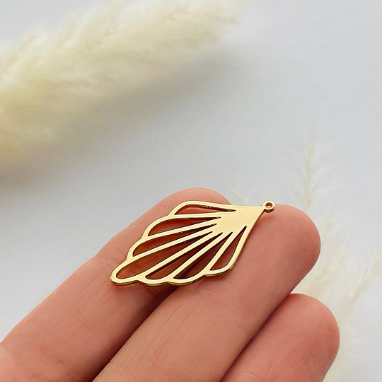 Подвеска "Лист" (1 шт), Артикул: 102303 - изображение товара №2