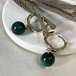 Серьги с Малахитом