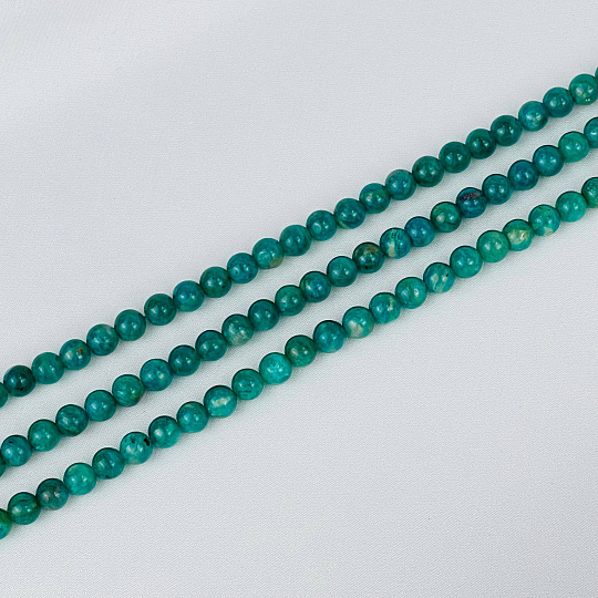 Бусины для украшений из Амазонита (72 бусины), Артикул: 075396 - изображение товара №1