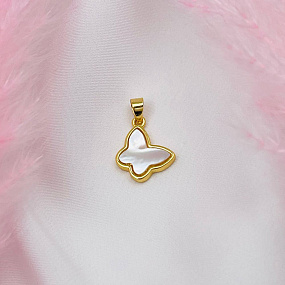 Подвеска перламутровая "Бабочка" (1 шт), Артикул: 105884 - изображение товара №2