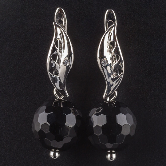 Серьги из Агата, Артикул: 088722 - изображение товара №1