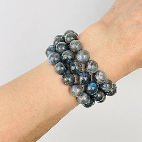 Бусины для украшений из Лабрадора (38 бусин), Артикул: 078617 - изображение товара №1