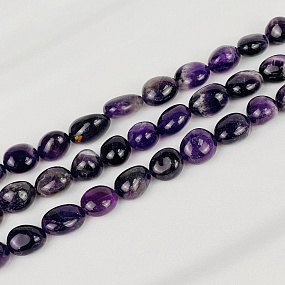 Бусины для украшений из Аметиста (галтовка), Артикул: 116711 - изображение товара №1