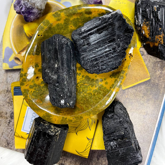 Кристалл из необработанного черного Турмалина (Шерл), Артикул: 088391 - изображение товара №3