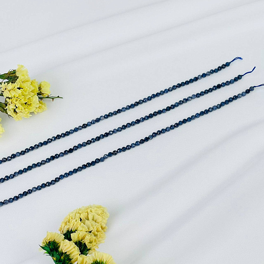 Бусины для украшений из Сапфира (114 бусин), Артикул: 070288 - изображение товара №2