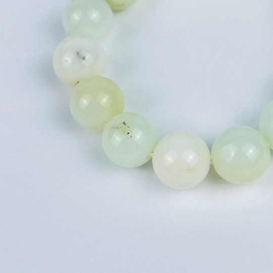 Браслет из Опала зеленого "шарик", Артикул: 080218 - изображение товара №3