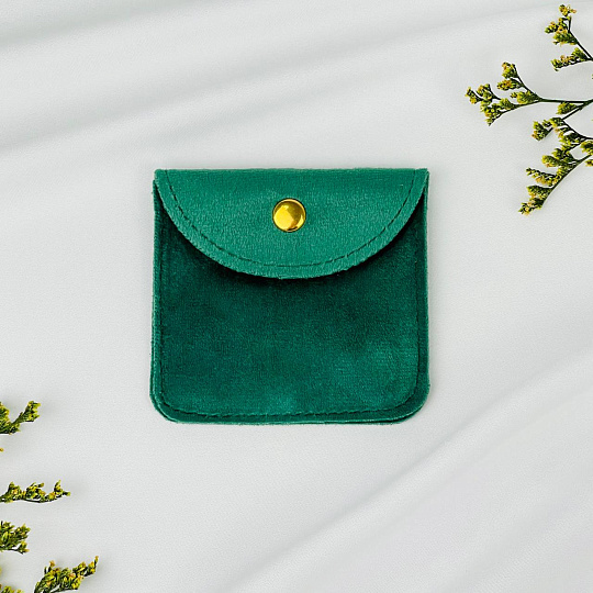 Мешочек: Бархат зеленый 1 шт., Артикул: 116504 - изображение товара №1