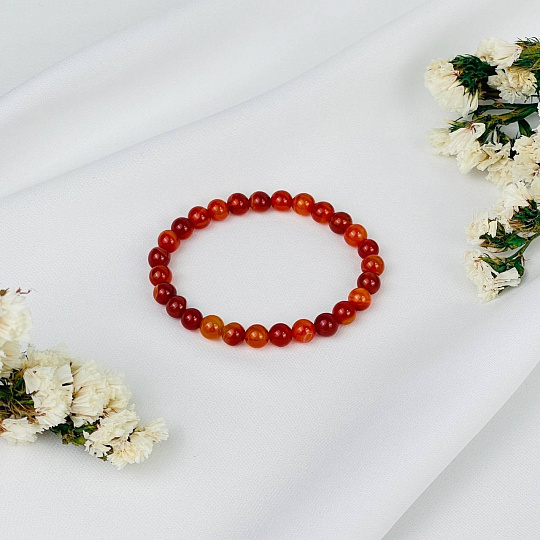 Браслет из Сардоникса, Артикул: 117847 - изображение товара №1