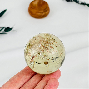 Шар из Цитрина на подставке, Артикул: 117493 - изображение товара №2