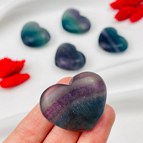 Сердце из Флюорита