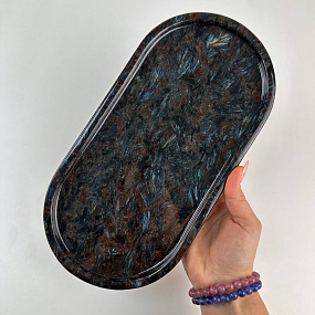 Блюдо из Арфведсонита (Нуумит), Артикул: 117110 - изображение товара №2