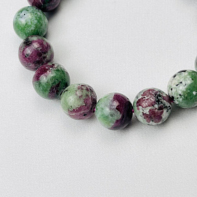 Браслет из Цоизита "Аниолит", Артикул: 074015 - изображение товара №3