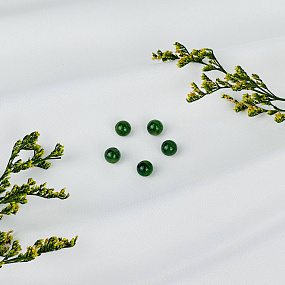 Бусины для украшений из Нефрита (5 шт)