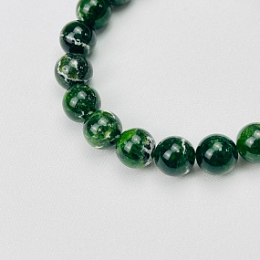 Браслет Хромдиопсид, Артикул: 073097 - изображение товара №3