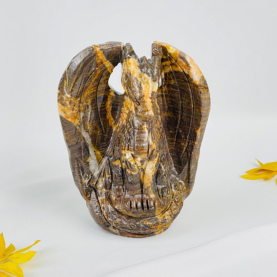 Статуэтка Дракон из Яшмы, Артикул: 118021 - изображение товара №1