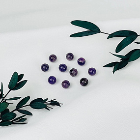 Бусины для украшений из Аметиста (10 шт)