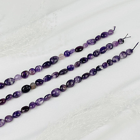 Бусины для украшений из Аметиста (галтовка), Артикул: 116709 - изображение товара №3