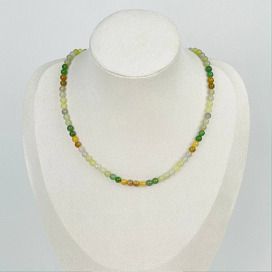 Колье из Нефрита, Артикул: 116879 - изображение товара №1