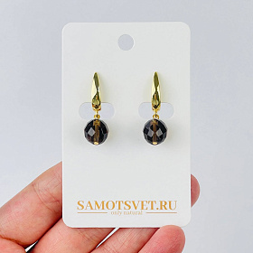 Серьги из Раухтопаза