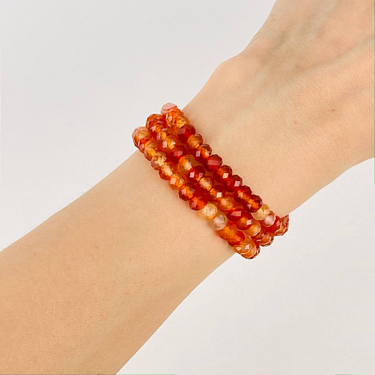 Бусины для украшений из Сердолика, Артикул: 080340 - изображение товара №2