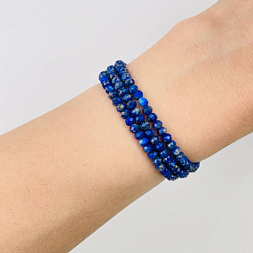 Бусины для рукоделия из Лазурита огранка, Артикул: 076424 - изображение товара №2