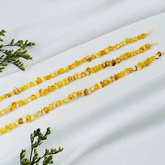 Бусины для украшений из Янтаря, Артикул: 116038 - изображение товара №3