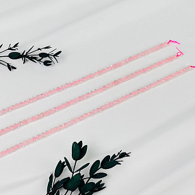 Бусины для украшений из мадагаскарского Розового кварца (86 бусин), Артикул: 086413 - изображение товара №3